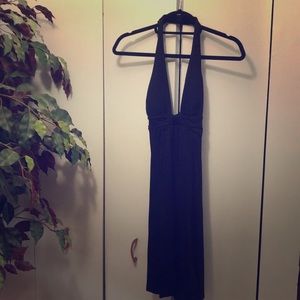Guess black halter dress